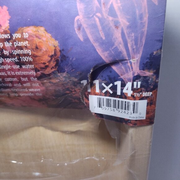 (2) Creative Mark Mimik 11x14” 1.5" Deep Recycled PET Cradled Canvas Panels NEW - Picture 6 of 6